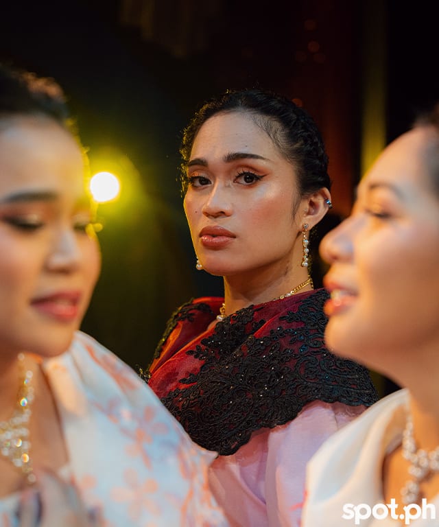 Lance Reblando as Julia in PETA's Walang Aray